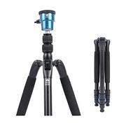 SIRUI VHD-2004L Video Camera Aluminum Tripod with Two-Section Center Column,3/8" and 1/4"-20 Mounting Screws Ball Head, Load Capacity Up to 33 .1lbs, 75.6"