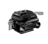 SIRUI Video di Supporto per Guida da 15mm con Piastra a Sgancio Rapido Tipo Arca, Piastra Base per Fotocamera con Doppi Morsetti per Treppiede, Attrezzatura per Spalla, Follow Focus, AM-QA-LR
