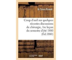 Sirus-Pirondi Coup d'Oeil Sur Quelques Récentes Discussions de Chiru (Tascabile)