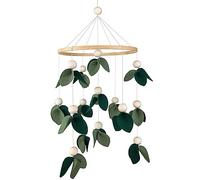 Sirxlevcy 1 PCS Ragazzi e Ragazze Culla Feltro Panno Perline Campana Letto Camera dei Bambini Letto da Appendere Decorazione Boho Nursery Decor Giocattolo Baby Shower per Neonato