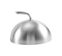 Sirxlevcy 1 Pz 24 Cm Copertura Bistecca nel Acciaio Teppanyaki Coperchio Piatto un Cupola Casa Rotonda un Prova di Olio Pasto Copertura Alimentare Cucina Cottura