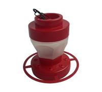 Sirxlevcy 1 Pz Mangiatoie per Uccelli per Esterni - Circolare A Prova di con 8 Porte