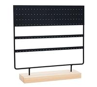 Sirxlevcy 1 PZ Portaorecchini Espositore per Orecchini Espositore per Orecchini A 6 Strati con Vassoio in Legno per Orecchini Pendenti