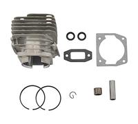 Sirxlevcy 1 Set Diametro 45Mm Cilindro e Pistone per Motosega Set per 52 Pezzi di Ricambio per Motosega 52Cc per Ricambi per Motoseghe un/Olio