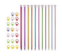 Sirxlevcy 1 Set Uncinetti Uncinetti Tunisini 11 Confezioni Uncinetti Tunisini Uncinetti Afghani in Alluminio (da 2Mm A 8Mm)