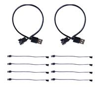 Sirxlevcy 10PZ USB un 4 Pin Fan Adapter Cavi Computer PC Fan di Alimentazione Adattatore del Connettore 5V USB al Computer CPU Fan Cable