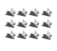 Sirxlevcy 12 Pezzi Clip per Ripiani del Congelatore Commerciale Supporto per Ripiani del Frigorifero In Acciaio Inossidabile Staffa di Supporto per Ripiani Parti