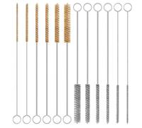 Sirxlevcy 12 Pezzi In, Set Spazzole Metalliche In Acciaio Inossidabile, per Bottiglie Lunga 12 Pollici, per Pulizia Tubi, per Alesaggio