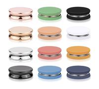 Sirxlevcy 12 Spille Magnetiche Hijab, Hijab Chiusura Magnetica Colorata per Sciarpa Spilla Spille Bottoni Hijab