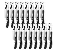 Sirxlevcy 16 Pezzi Apri Chiavi per Vino Cavatappi da Viaggio Nero Apri Vino Cameriere Cavatappi Apri Vino Apri Bottiglia di Birra