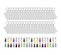 Sirxlevcy 160Pcs a Sublimazione Spazi Vuoti Set Spazi Vuoti per Sublimazione a Trasferimento di Nappe MDF Vuoto-Rettangolo