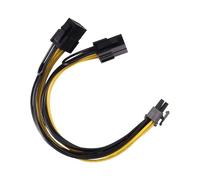 Sirxlevcy 18AWG da 8 Pin un Doppio 8 Pin (6 + 2) di Alimentazione di Alimentazione GPU per K80 M40 M60 P40 P100, 20 Cm
