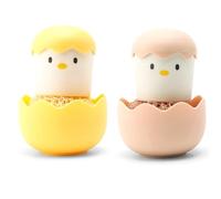 Sirxlevcy 2 Pezzi di per Pulire le Uova, per Pulcini, A Forma di, Pulitore per Uova per Uova da Matricola e Incubatrice, Facile da Usare, Circa 12 X 8 cm