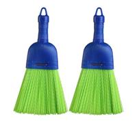 Sirxlevcy 2 Pezzi Scopa A Frusta In Fibra di Poliestere Portatile Scopa A Mano Scopa per Esterni Scopa per Auto con Foro per Appendere per La Pulizia di Interni