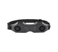 Sirxlevcy 2 Prese D'Aria Ventilatore Portatile con Clip In Vita con Cintura Regolabile, Ventola di Raffreddamento da 8000 MAh, Ventilatore In Vita per, Viaggio, Pesca