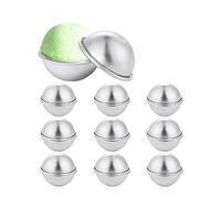 Sirxlevcy 20 PCS 10 Set Stampo per Sfera da Bagno in Metallo Fai-da-Te per la Creazione di Forniture Fai-da-Te 5,5X2,5 cm