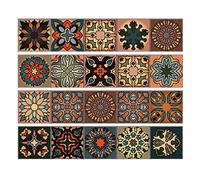 Sirxlevcy 20 Pezzi 3D Multi Adesivo Marocchino Autoadesivo per Piastrelle da Parete per Cucina da Bagno