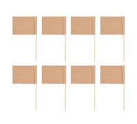 Sirxlevcy 200 Pezzi di Stuzzicadenti Vuoti Bandiere di Carta Bandiera Selezionano Marcatori di Formaggio per Cupcake, Frutta, Decorazioni per Feste