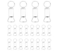 Sirxlevcy 20PCS Sublimazione Blanks Apribottiglie in Metallo Vuoti Regalo Sublimazione Blanks per Il Tuo Fidanzato, Marito, Padre