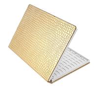 Sirxlevcy 216 Colori Nail Tips Display Book DIY Nail Art Che Mostra Scaffale Gel Color Card Chart Pittura Display Board Gold