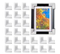 Sirxlevcy 24 Pezzi di Protezioni Angolari In Schiuma Spessa per TV, Cornici per Quadri e Specchi, Materiali per Traslochi e Materiali da Imballaggio