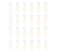 Sirxlevcy 24 Pezzi Vintage Motel Vuoti con Trasferimento di Sublimazione (Beige)