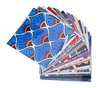 Sirxlevcy 24PCS Autoadesivo Mosaico Piastrelle 3D Adesivo Cucina Bagno Murali -15X15 Cm