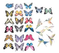 Sirxlevcy 26 Pz Finestra Clings Anti-Collisione Finestra Statica Decor Decalcomanie Non Adesive