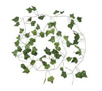 Sirxlevcy 2M 6.6 Feet edera Artificiale Foglia Falsa Fiori Piante Decorazione del Giardino 2M (Foglie di Patata)