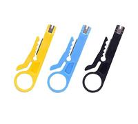 Sirxlevcy 3 Pezzi di Spelafili Portatile per Piccoli Spelafili, Bonder per Fili con Piccolo Coltello Giallo