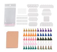 Sirxlevcy 300 Pezzi di Sublimazione Prodotti nel Bianca, 60 Pezzi di Sublimazione Orecchini nel Bianca, Ganci per Orecchini, Orecchini Progettati Che Fanno Forniture