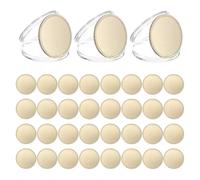 Sirxlevcy 35 Monete Vuote per Sfida, Monete in Vuote con Incisione da 1,6 Pollici con Scatole di Protezione Acriliche, per DIY A