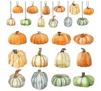 Sirxlevcy 36Pcs Decorazioni di di Halloween Ringraziamento Raccolto Piccoli Cartelli Appesi