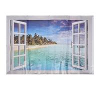Sirxlevcy 3D Ocean Nature Sea View Mural Window Home Decor Poster Room Poster Art