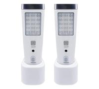 Sirxlevcy 4 in 1 Luce da Parete con Sensore di Movimento, Luce Notturna A LED con Spegnimento Automatico, Torcia di Emergenza Ricaricabile con Spina UE