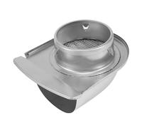 Sirxlevcy 4 Pollici 100 Mm Impermeabile nel Acciaio Sfiato Cappa Anti-Corrosione Estrattore di Scarico per La Copertura Della Presa D'Aria un Parete, D