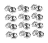 Sirxlevcy 400 Pezzi Scatola per Candele in Alluminio Portacandele Portacandele Portacandele DIY Portacandele Portacandele Portacandele Vuoto Portacandele