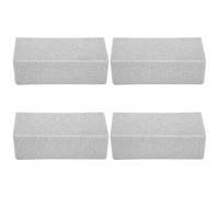 Sirxlevcy 4PZ Schiuma Floreale Secca per Fiori Artificiali di Schiuma Floreale Bagnato Grigio Fiorista Blocchi per la Disposizione dei Fiori