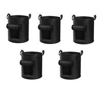 Sirxlevcy 5 Confezioni da 10 di Sacchetti per La Coltivazione di, Sacchetti per Resistenti Coltivazione, Sacchetti per Coltivazione nel Tessuto con Patta