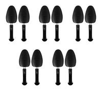 Sirxlevcy 5 Paia Di Plastica Pratica Regolabile Lunghezza Uomo Barella Boot Organizer Titolare (5 Paia Nero)