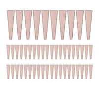 Sirxlevcy 50 Pezzi di Buste Singole per Rose Confezione per Fiori Avvolgenti Floreali In Plastica per San, Rosa