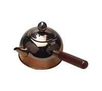 Sirxlevcy 500 Ml Bollitore Ad Acqua Singola Induzione Piccolo Caffè Latte Teiera Bollitore per Acqua All'Aperto nel Acciaio Inossidabile 304 Bicchieri Da Gas Gas