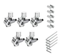 Sirxlevcy 5Pack BPV-31 Kit Valvola di Rubinetto di Valvola di Perforazione Regolabile per Condizionatori D'Aria HVAC 1/4 Pollici, 5/16 Pollici, 3/8 Pollici Tubi