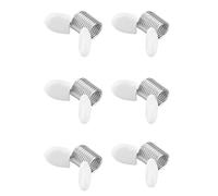 Sirxlevcy 6 Mini Morsetti per Perline In Acciaio Inossidabile con Tappi Morbidi Flessibili e Manici per La Creazione di Gioielli