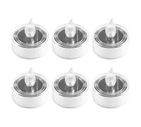 Sirxlevcy 6 Pezzi Candela Solare A Prova D'Acqua Luce per Riunioni da Giardino Luce Decorativa per Patio