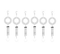 Sirxlevcy 6 Pezzi di Decorazioni per Esterni per Girandole A Sublimazione, Campanelli Eolici per Esterni con Tubi in Alluminio per Mamme e Donne, Facile da Installare, Facile da Usare