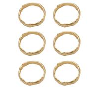 Sirxlevcy 6 Pezzi Portatovaglioli In Metallo Portatovaglioli Set Portatovaglioli Decorazioni da Tavola per Matrimoni, Feste, Ramadan, Banchetti, Facile da Usare