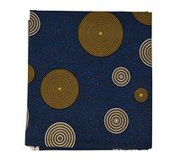 Sirxlevcy 6 Yards African Poliestere Cerato Stampa Tessuto Tessuto Africano per da Festa