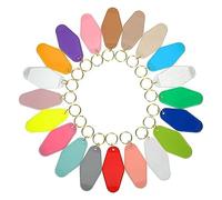 Sirxlevcy 60 Pezzi Motel Vuoti all'Ingrosso Retro Hotel 20 Colori Vintage Hotel Facili da Usare Multicolore