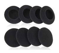 Sirxlevcy 6Cm Copri-Spugna per Auricolari, Copri-Spugna di Cotone per Orecchie nel Cotone Ispessito, Copri-Microfono nel Schiuma di Ricambio